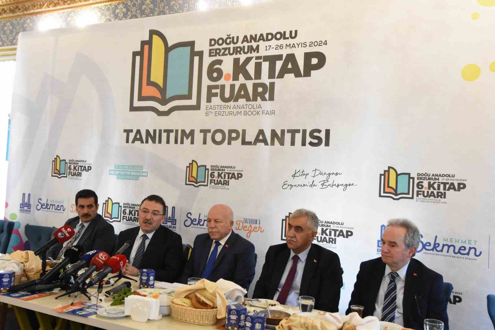 Doğu Anadolu Erzurum 6.  Kitap Fuarı başlıyor
