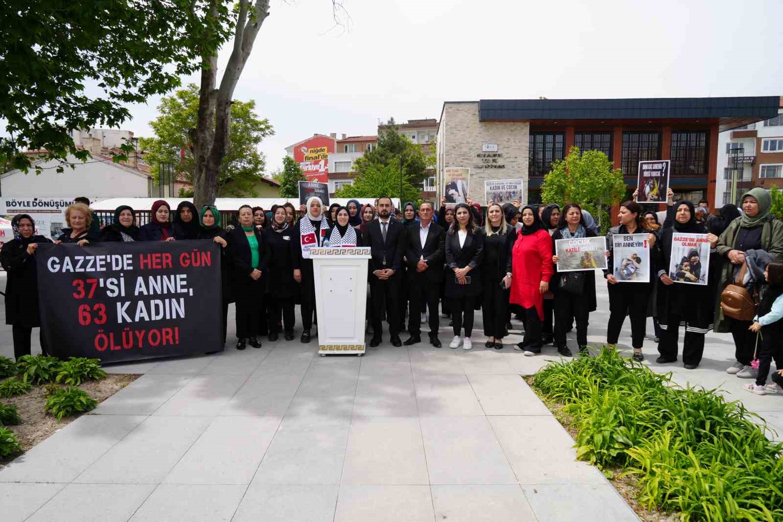 Niğde’de AK Partili Kadınlar Gazze Anneleri için bir araya geldi
