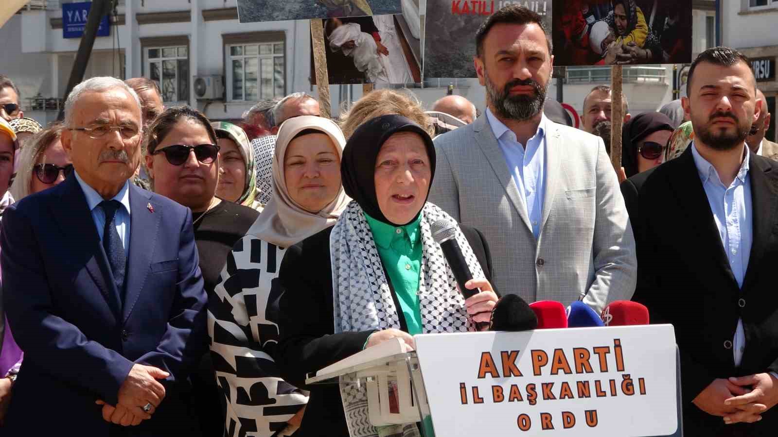 Ordulu annelerden Filistin&rsquo;e tepki
