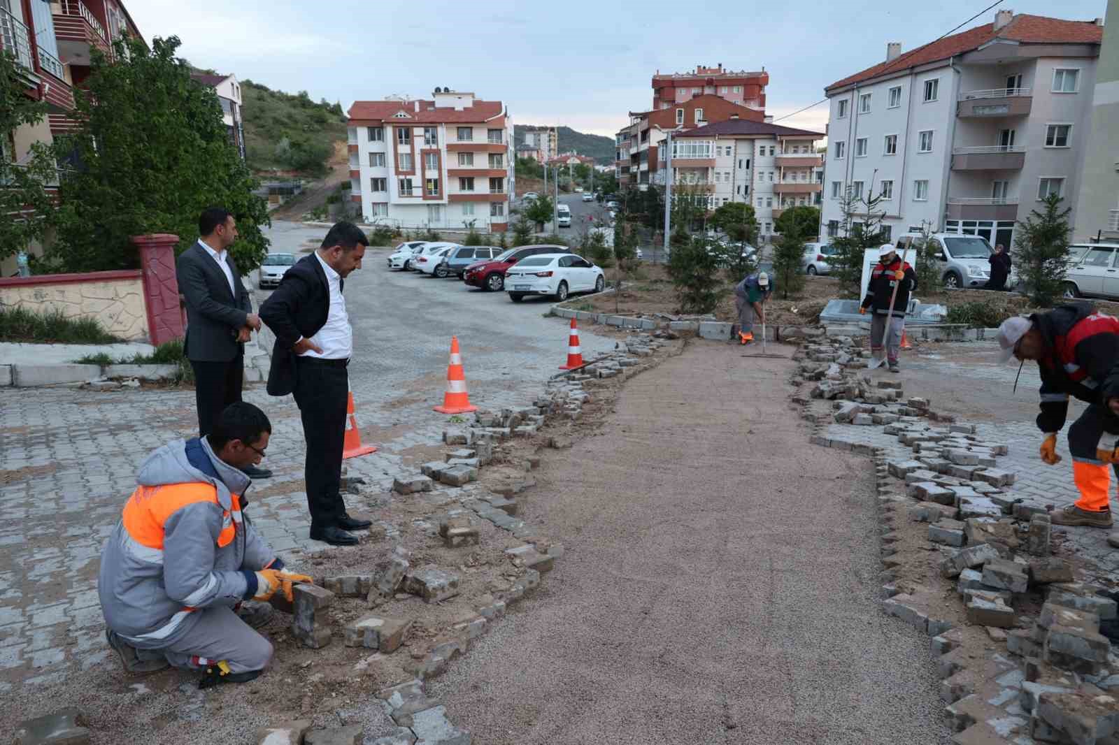 Başkan Arı çalışmaları yerinde inceledi
