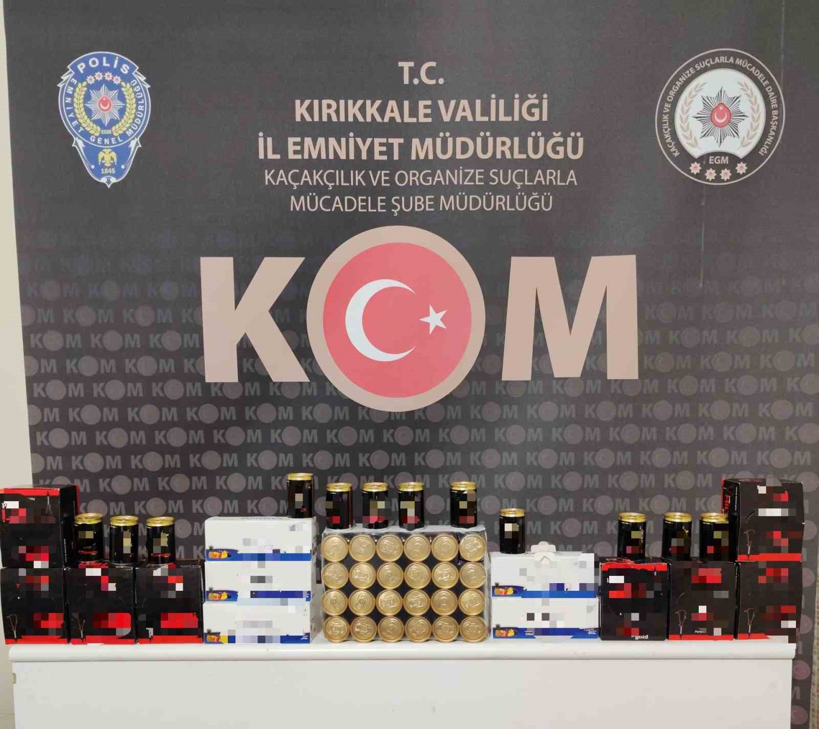 Kırıkkale’de kaçak ürün ticaret yapanlara operasyon: 4 gözaltı