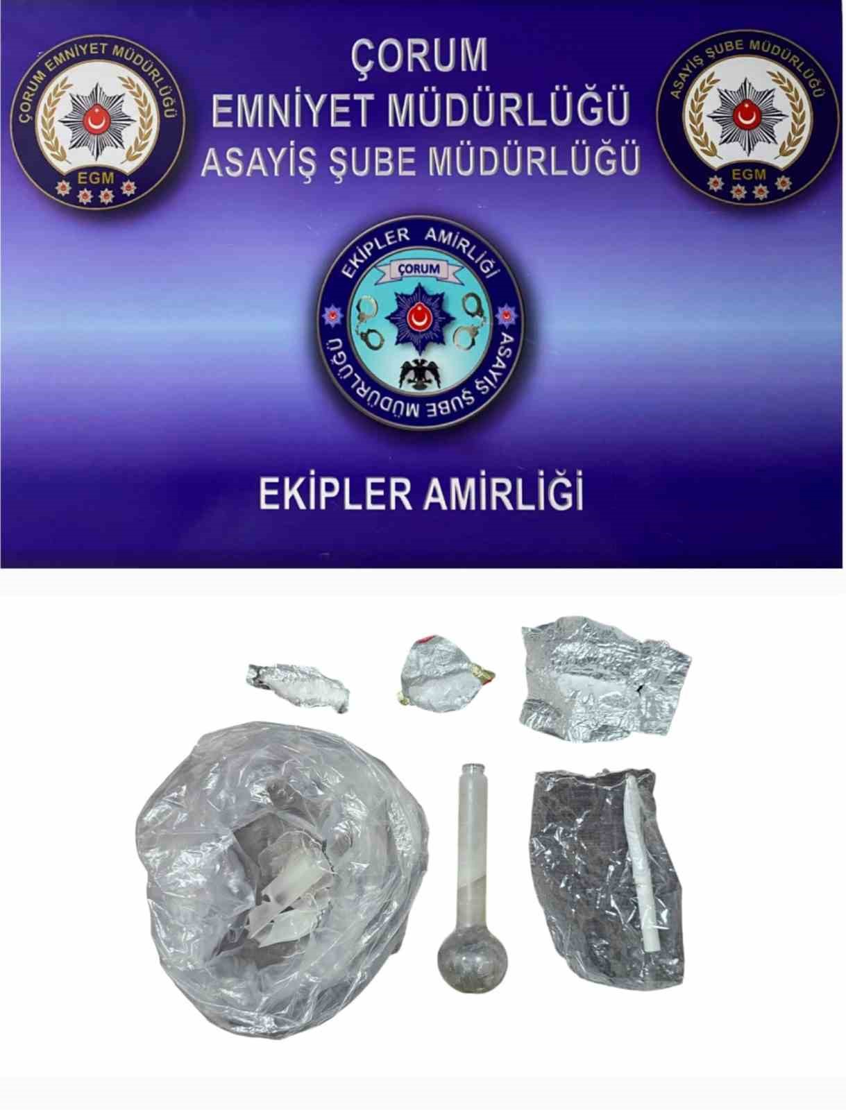 &Ccedil;orum polisinden asayiş uygulaması
