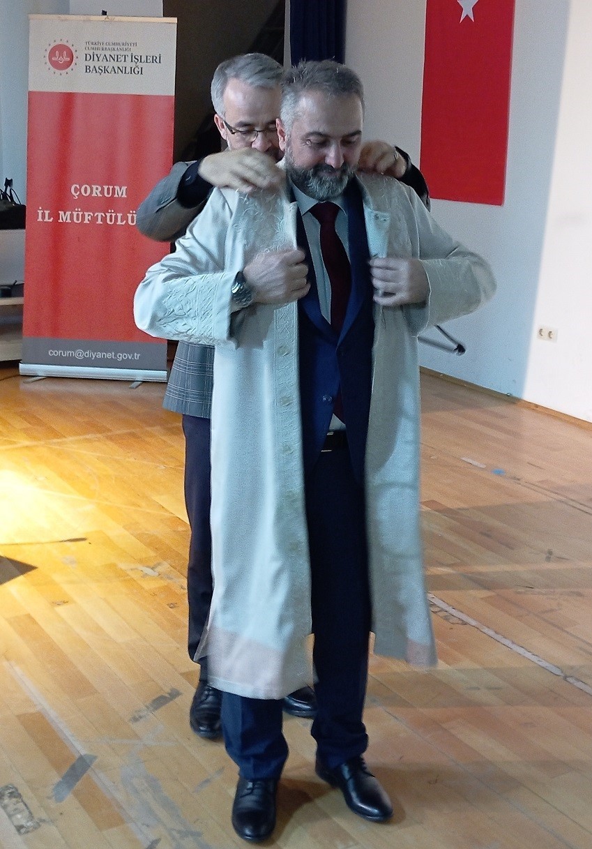 Müftü Şahin Yıldırım Çorum’daki yeni görevine başladı