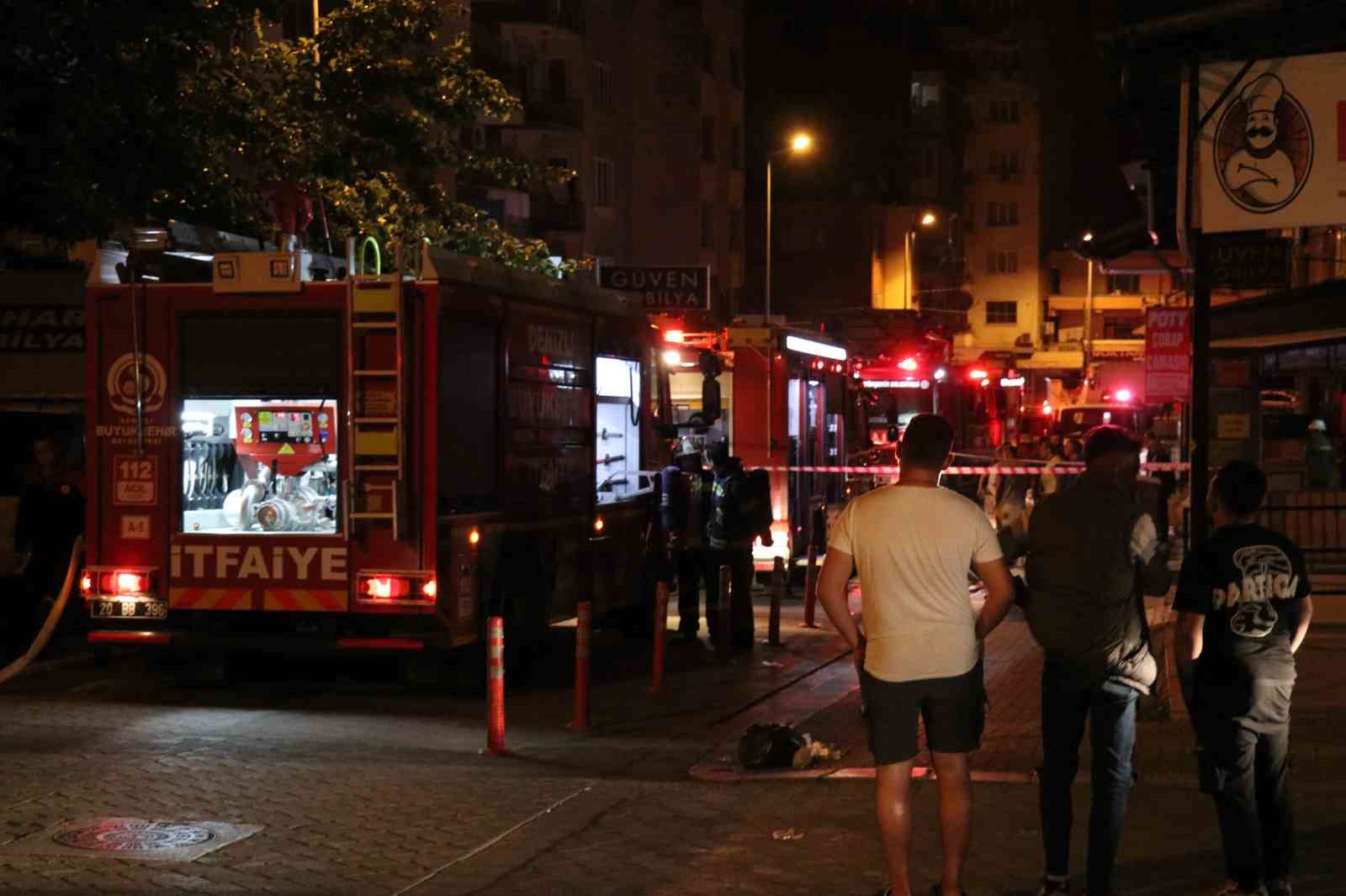 Bodrum katta yangın: Dumanlar tüm binayı sardı