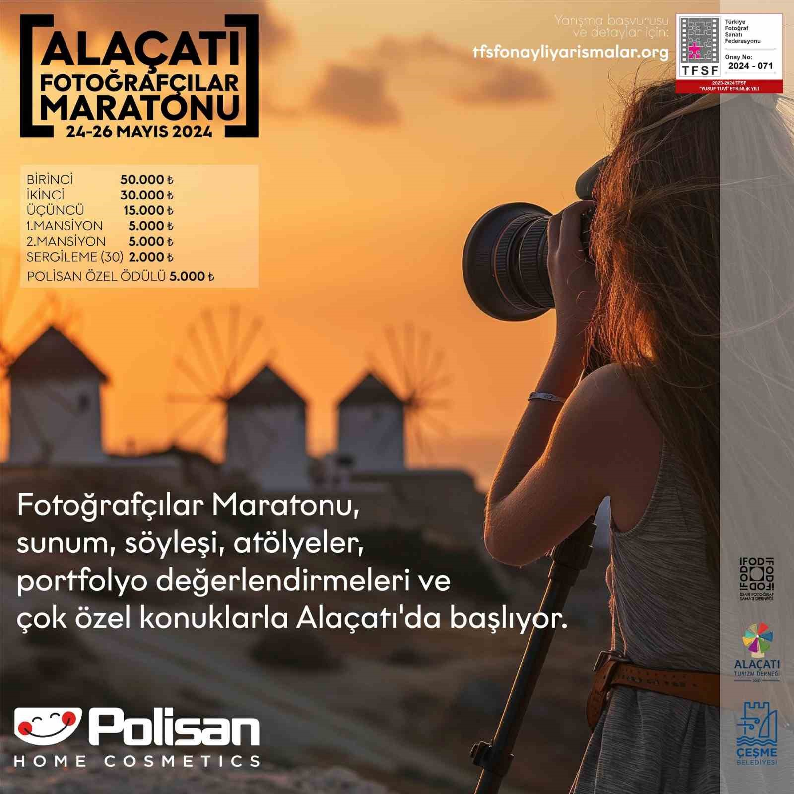 Ala&ccedil;atı&rsquo;da "Ulusal Fotoğraf&ccedil;ılar Maratonu" d&uuml;zenlenecek
