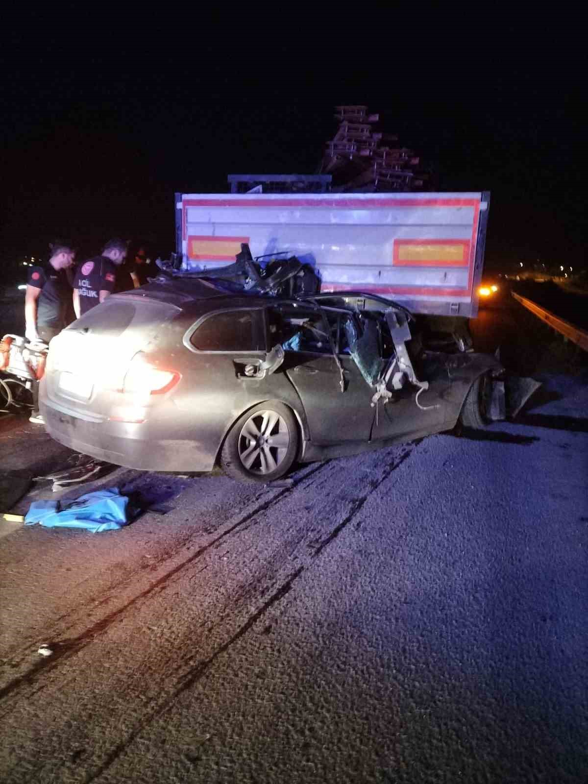 Kahramanmaraş&rsquo;ta trafik kazası: 1 &ouml;l&uuml;
