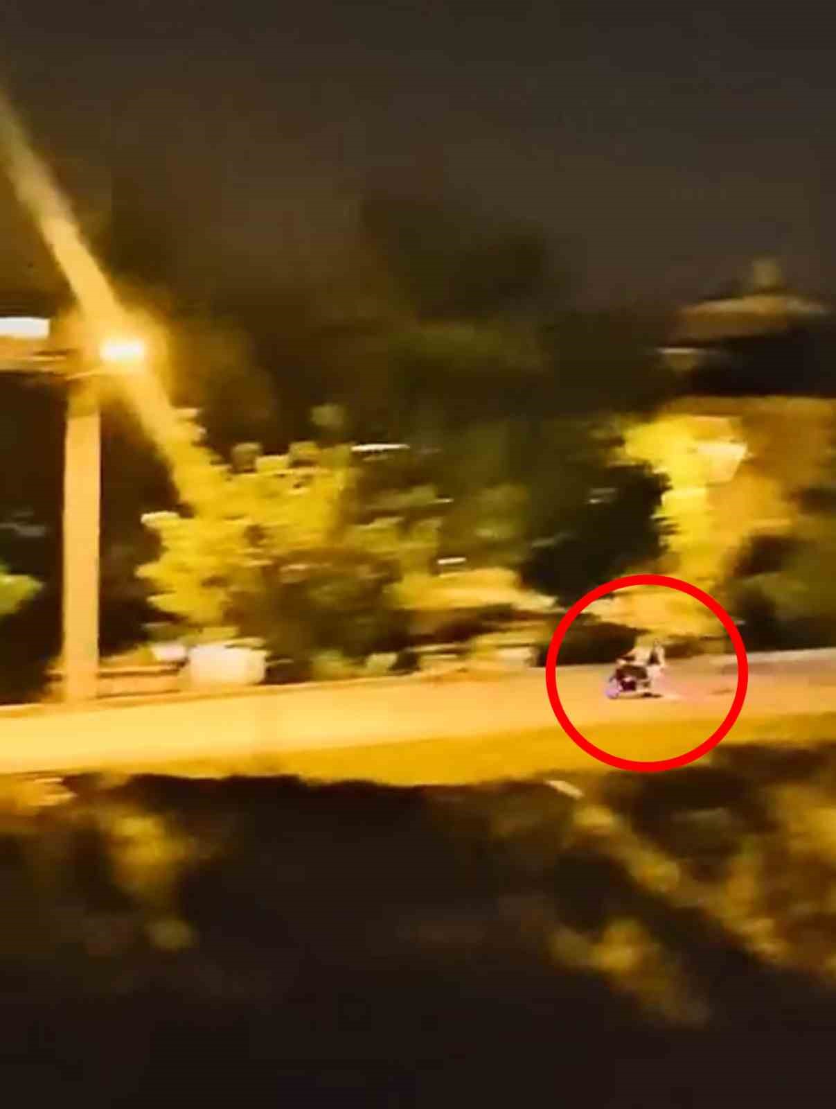 Bursa&rsquo;da polis ile motosiklet kovalamacası kamerada
