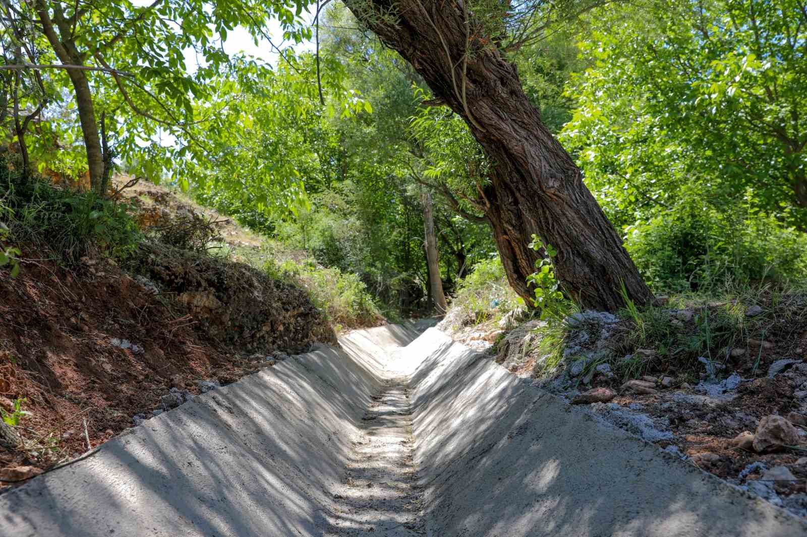 &Ccedil;ift&ccedil;iye sulama kanalı desteği
