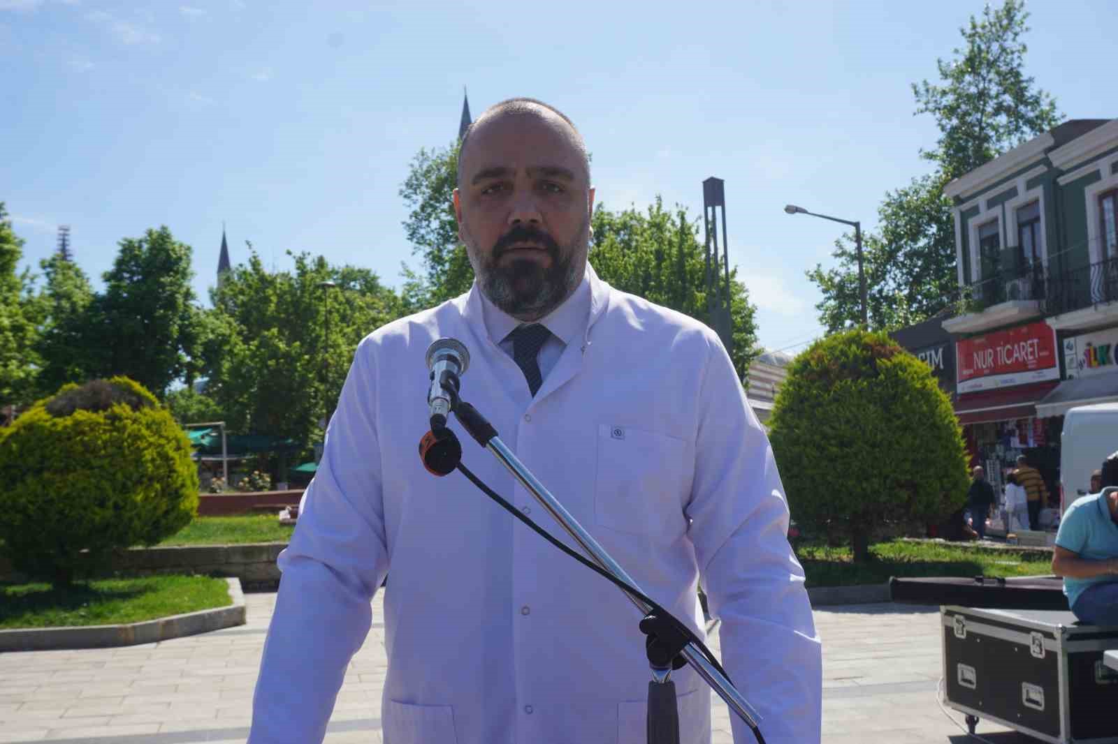 Edirneli eczacılardan Gazze vurgusu
