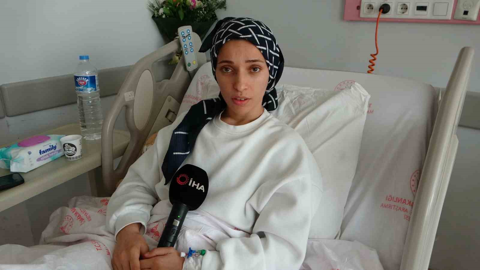 Milli sporcu Rabia Topuz taburcu oldu
