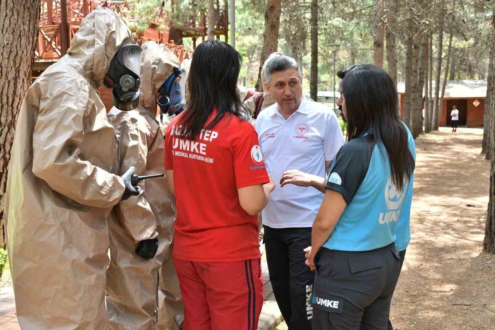 Gaziantep’te gerçeği aratmayan afet tatbikatı