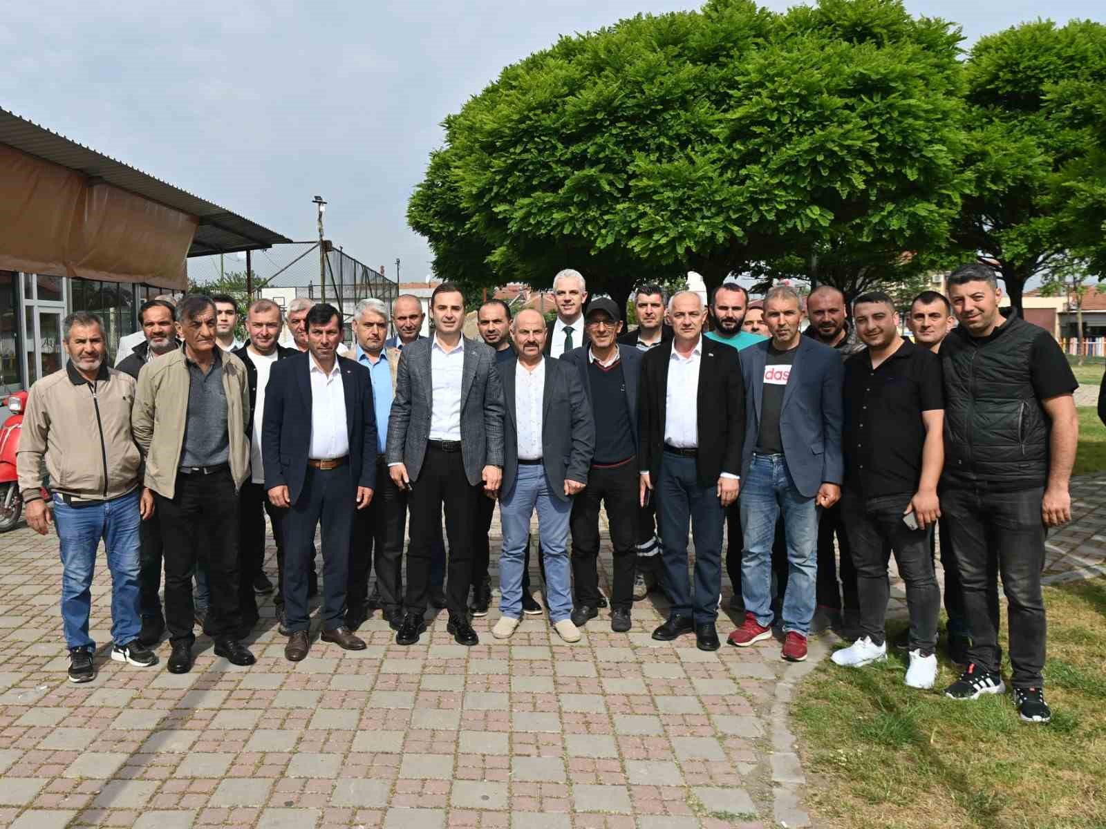 Başkan Akın&rsquo;dan, Yakupk&ouml;y&rsquo;e ziyaret
