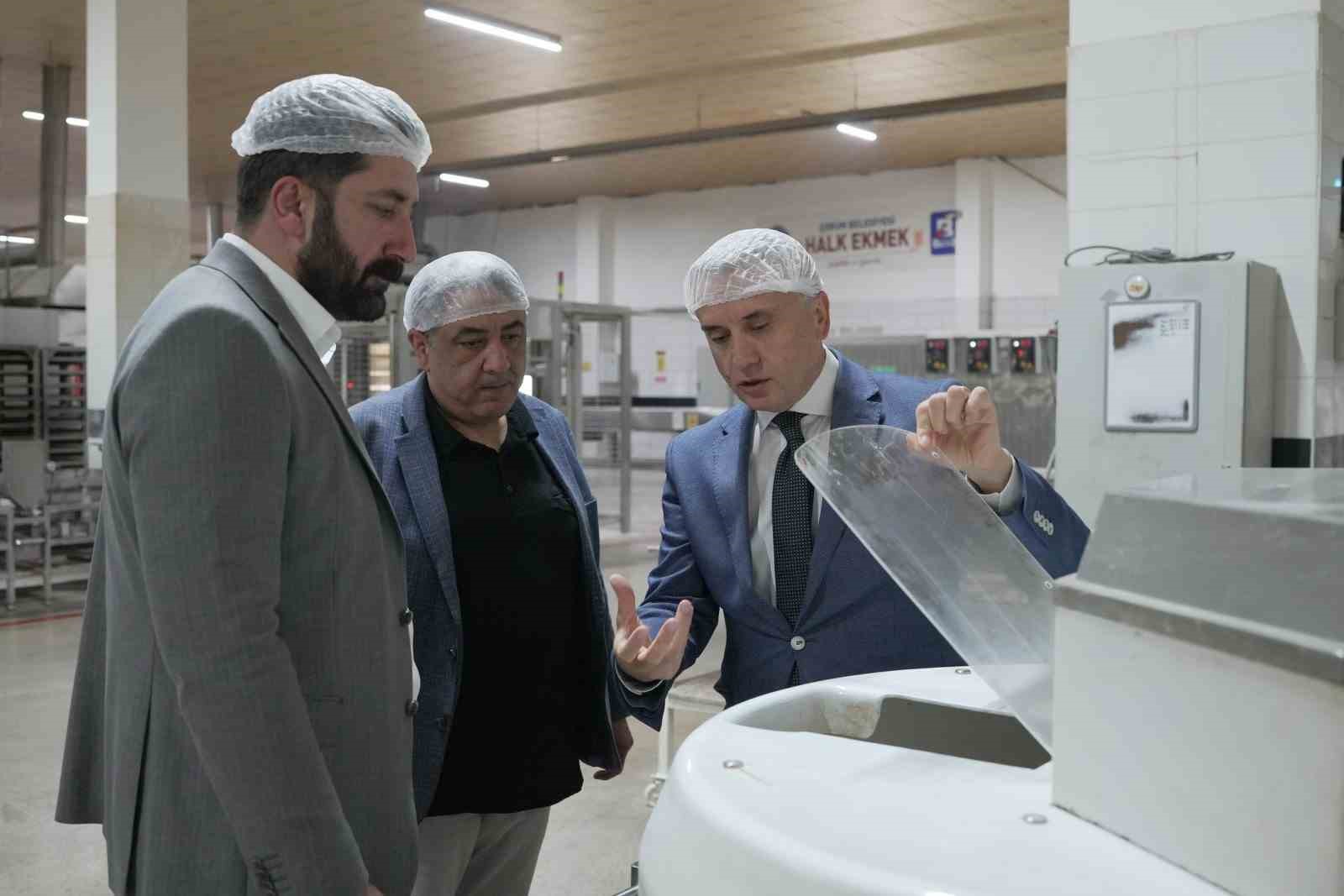 Belediye meclis grup başkanları Halk Ekmek Fabrikası&rsquo;nı inceledi
