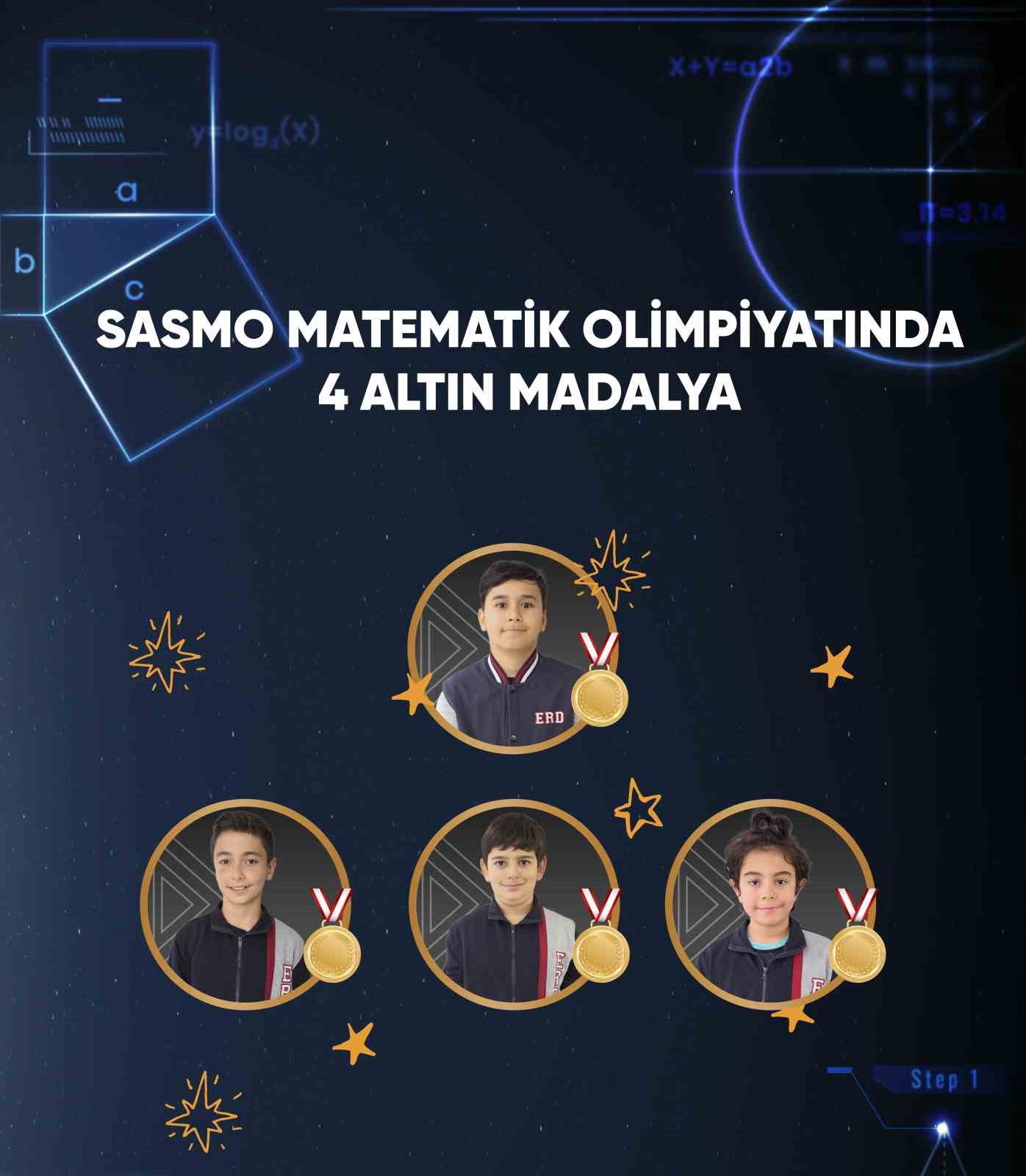 Erdem Koleji’den Uluslararası SASMO başarısı