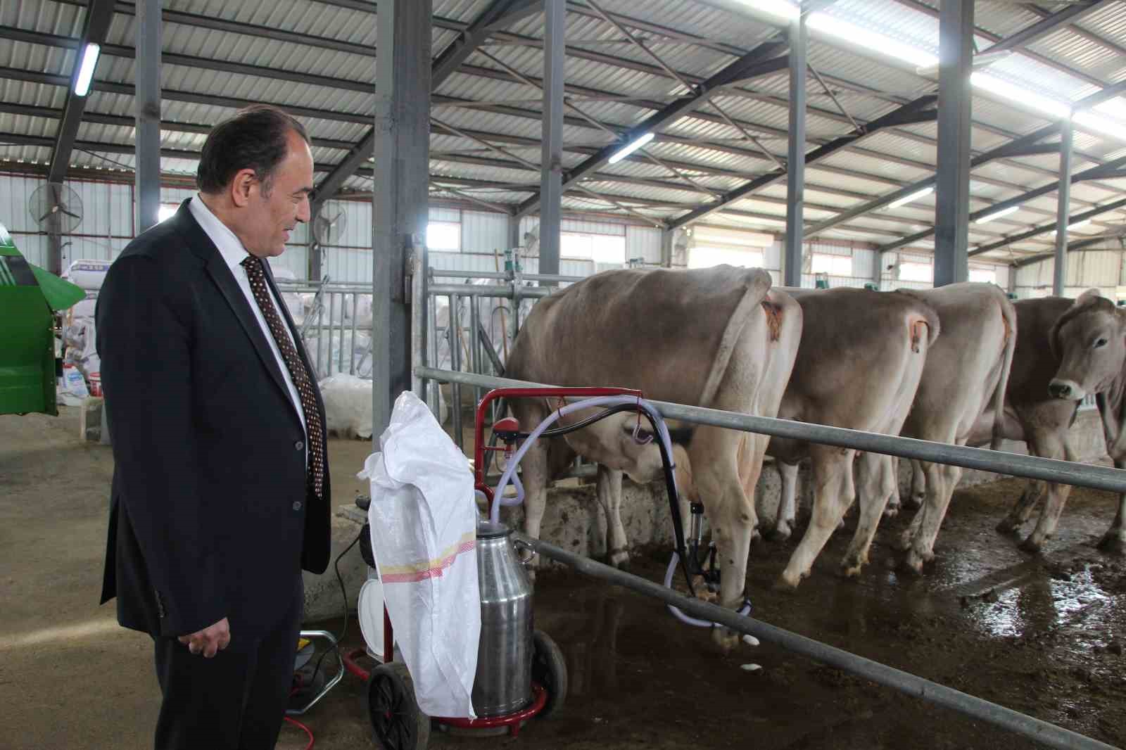 Tarımsal uygulama merkezinde hayvansal ürünler elde edilecek
