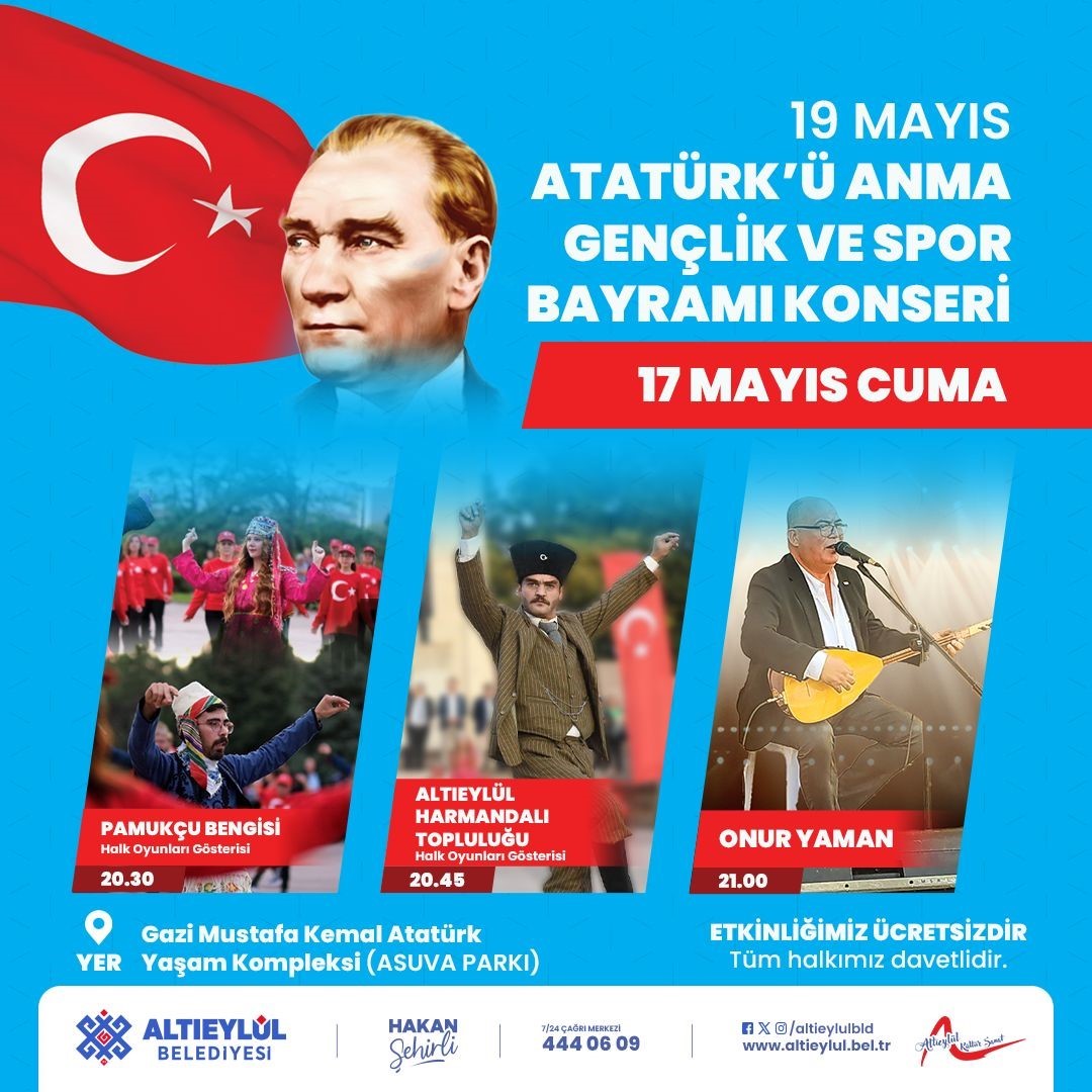 19 Mayıs heyecanı Altıeyl&uuml;l&rsquo;de yaşanacak
