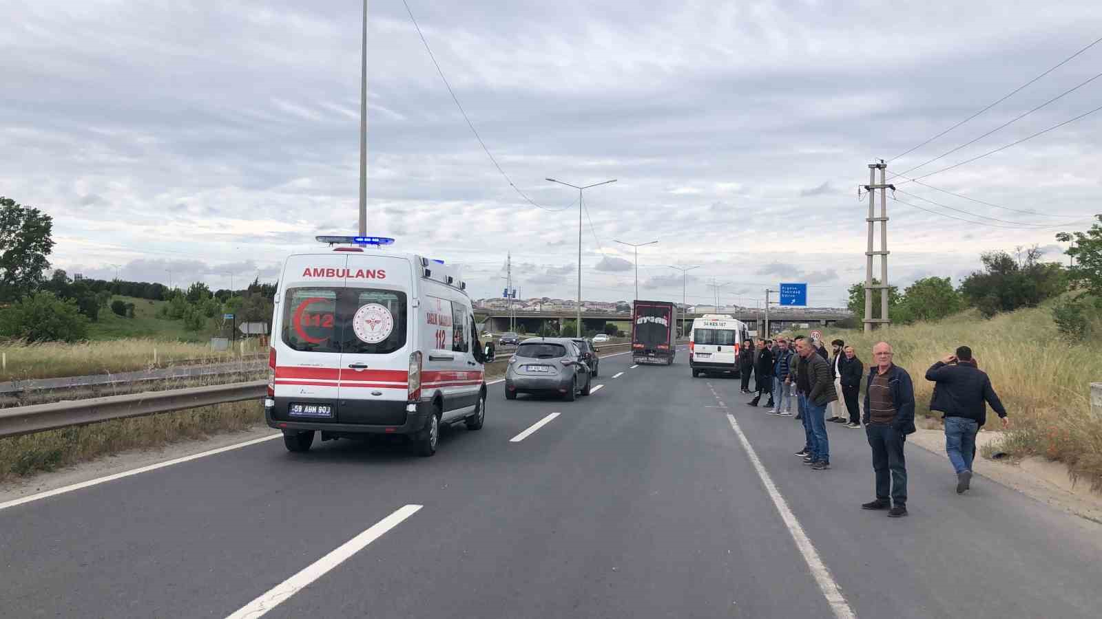&Ccedil;orlu&rsquo;da zincirleme kaza: 4 yaralı
