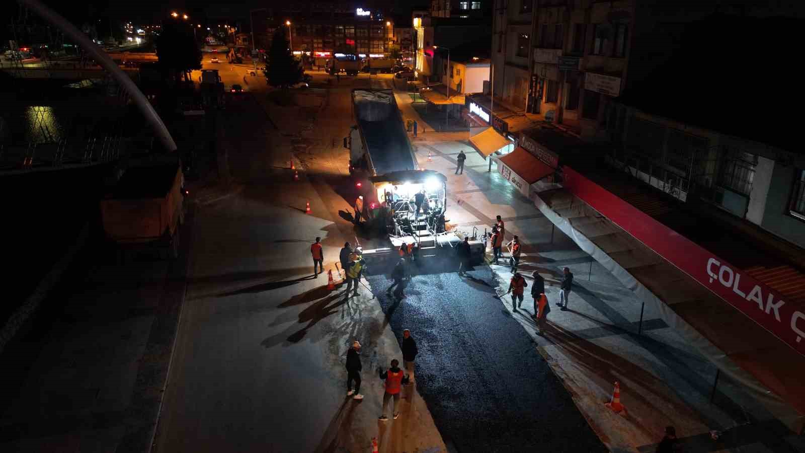 Asar deresi çevresinde yol düzenlemeleri
