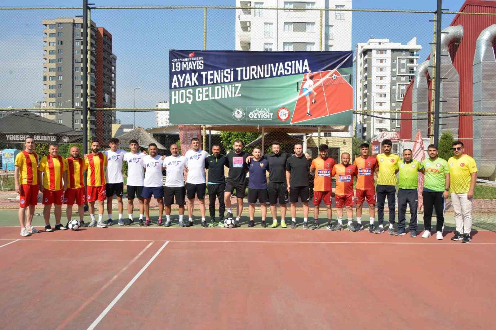 19 Mayıs Ayak Tenisi Turnuvası başladı
