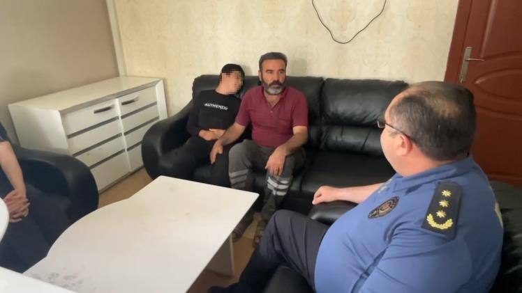Kaybolan otizmli çocuğu polis ekipleri buldu