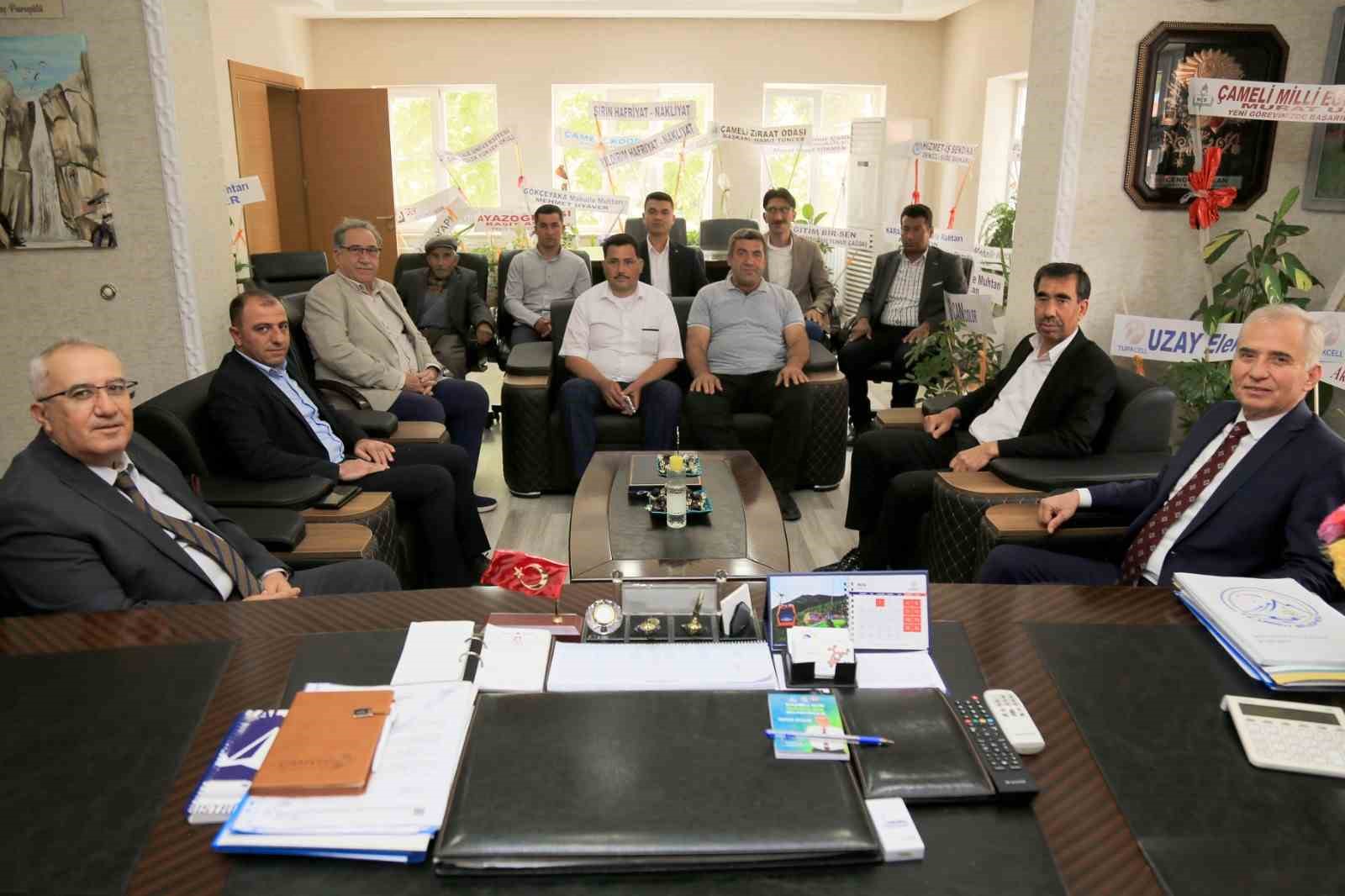 Osman Zolan&rsquo;dan Başkan Arslan&rsquo;a ziyaret
