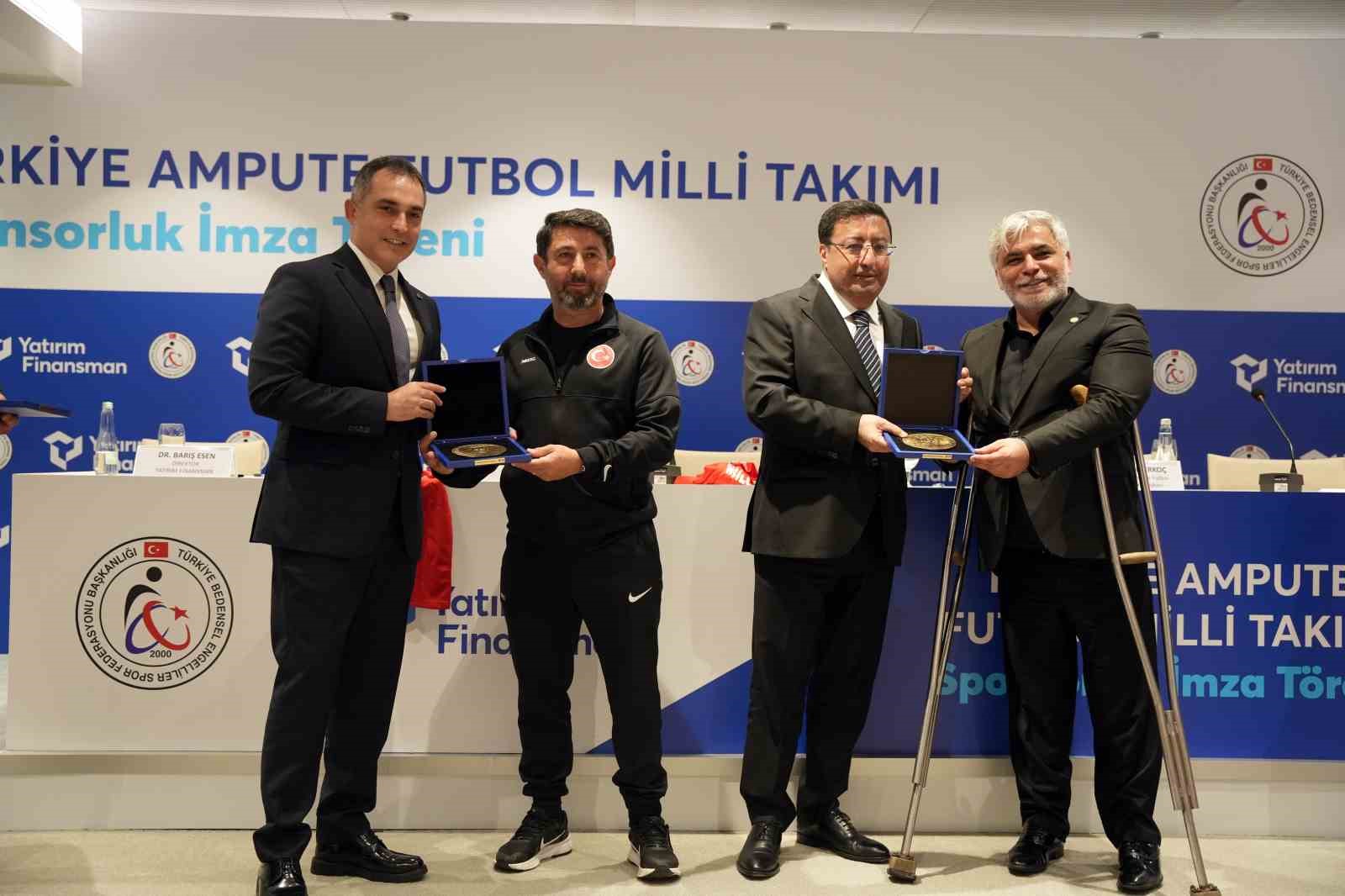 Yatırım Finansman, Ampute Futbol Milli Takımı’na sponsor oldu
