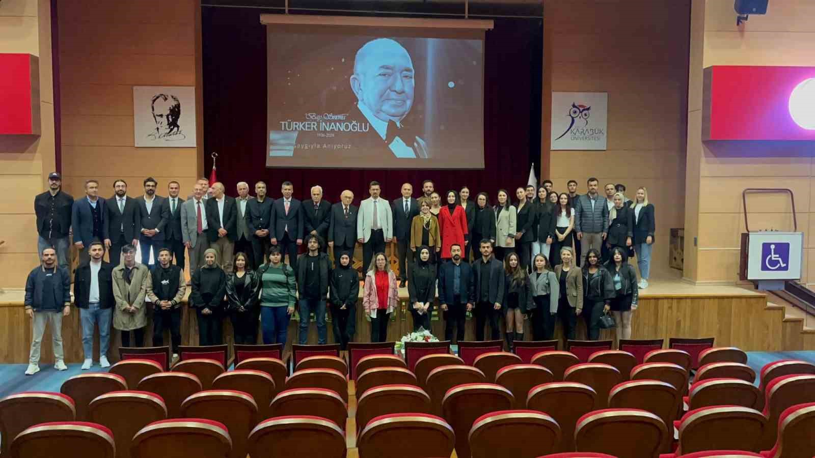 Y&ouml;netmen T&uuml;rker İnanoğlu Karab&uuml;k&rsquo;te anıldı
