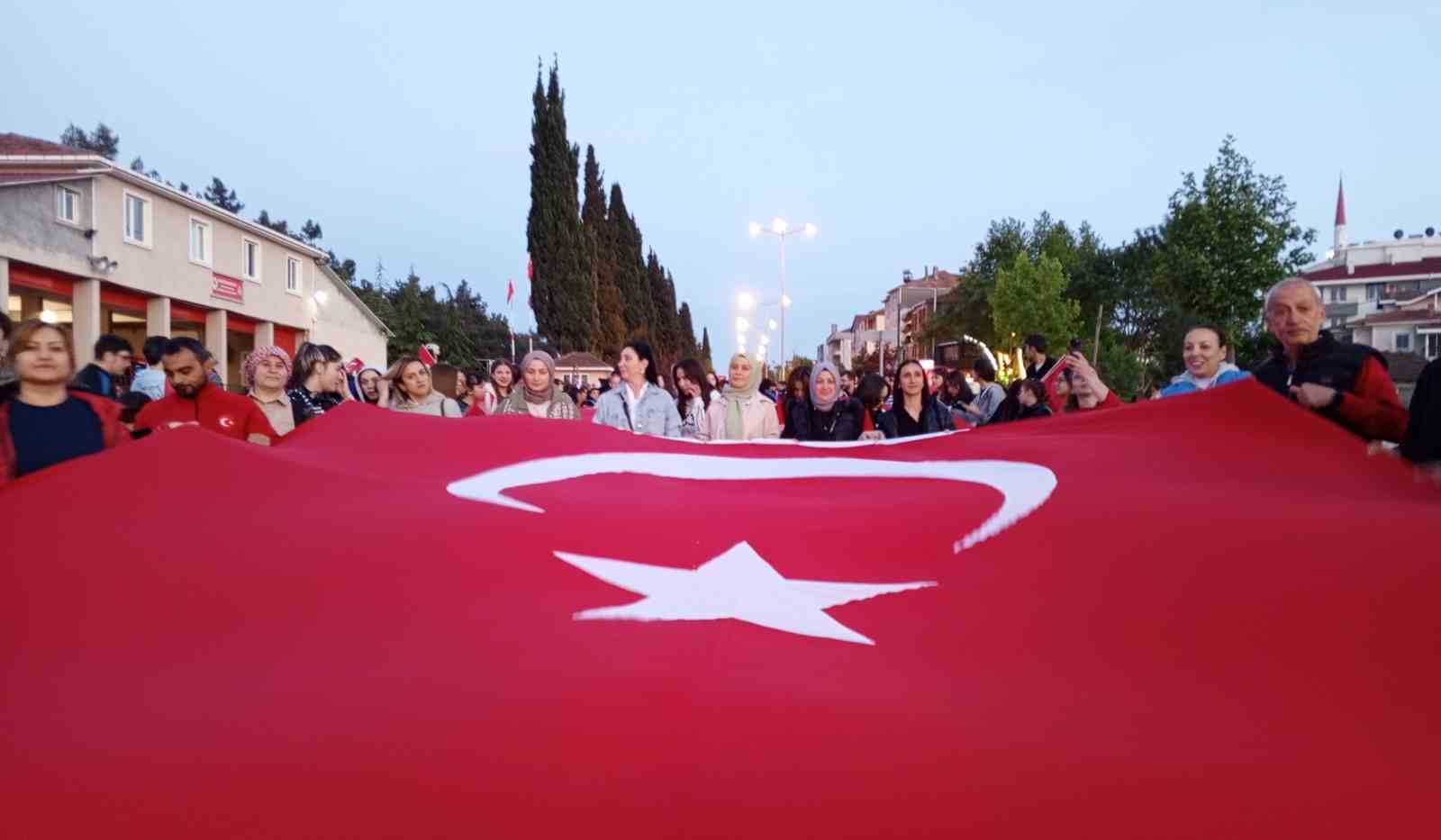 Bafra’da Gençlik Yürüyüşü
