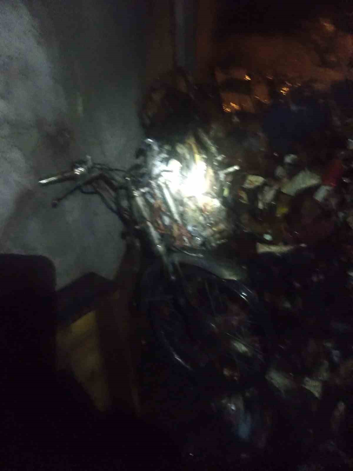 Kahramanmaraş&rsquo;ta ev yangını
