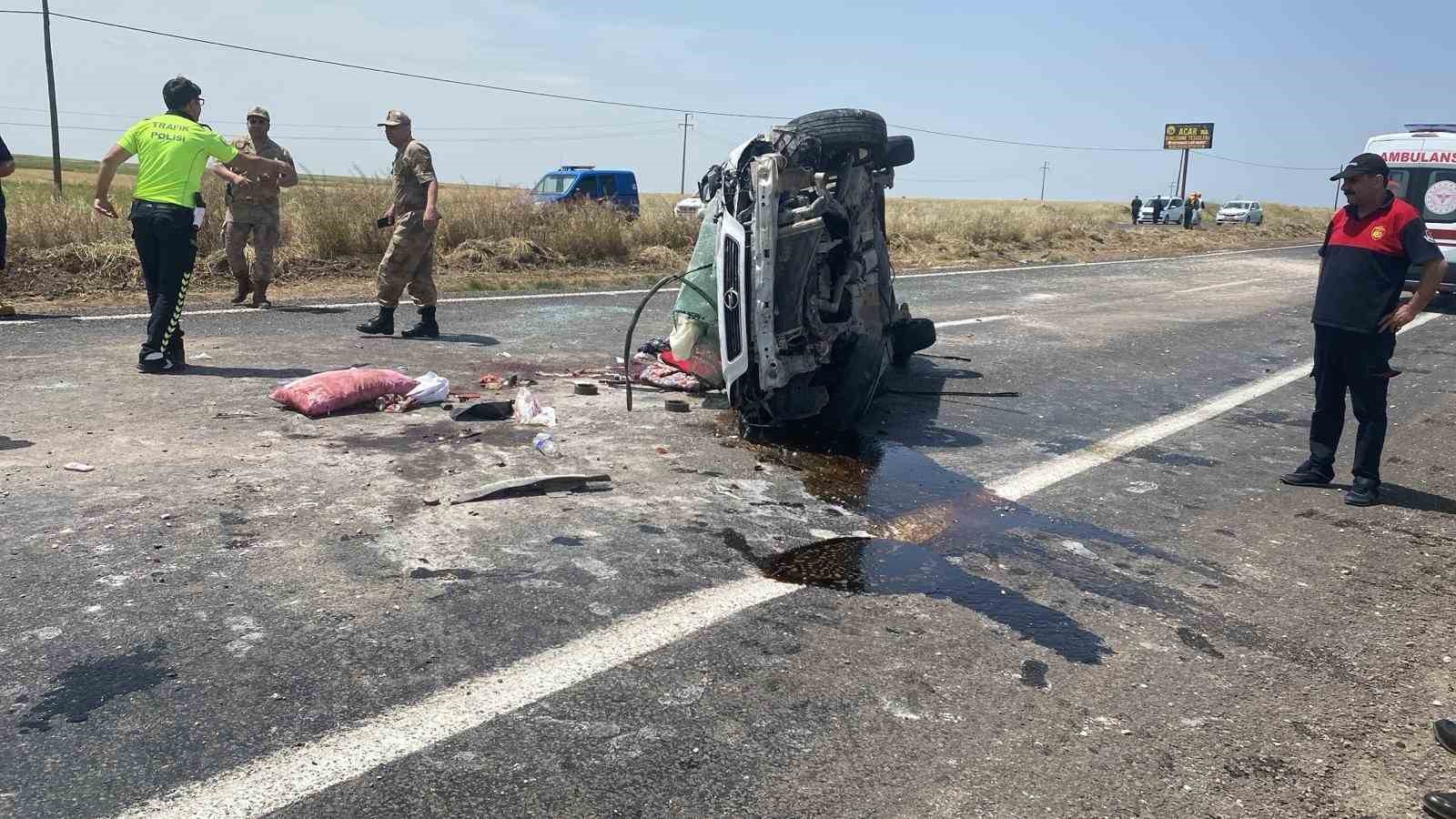 Siverek&rsquo;te trafik kazası: 5 yaralı
