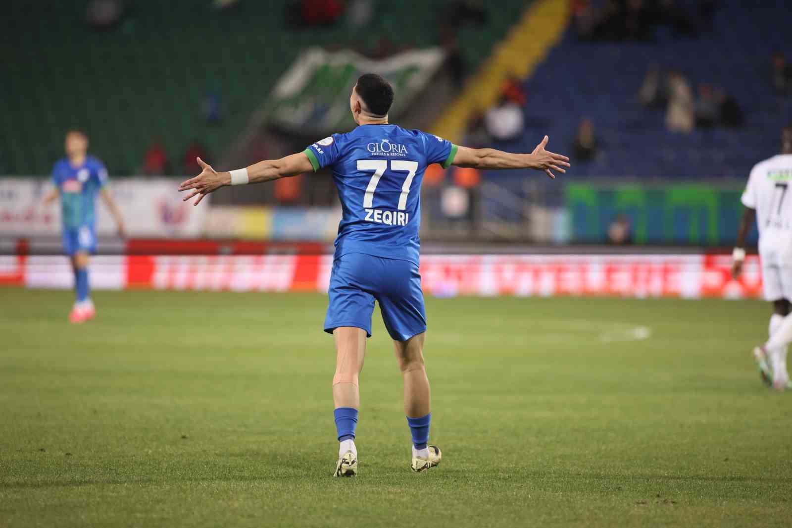 Ligin son haftasında Zeqiri sarı kart cezalısı
