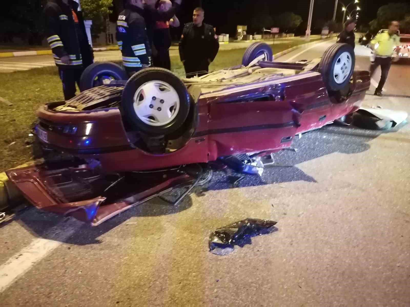 Erzincan&rsquo;da trafik kazası: 2 yaralı
