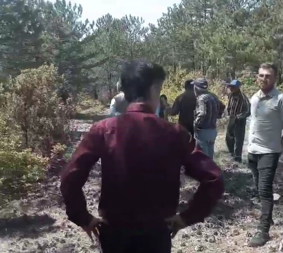 K&uuml;tahya&rsquo;da orman yangını b&uuml;y&uuml;meden s&ouml;nd&uuml;r&uuml;ld&uuml;
