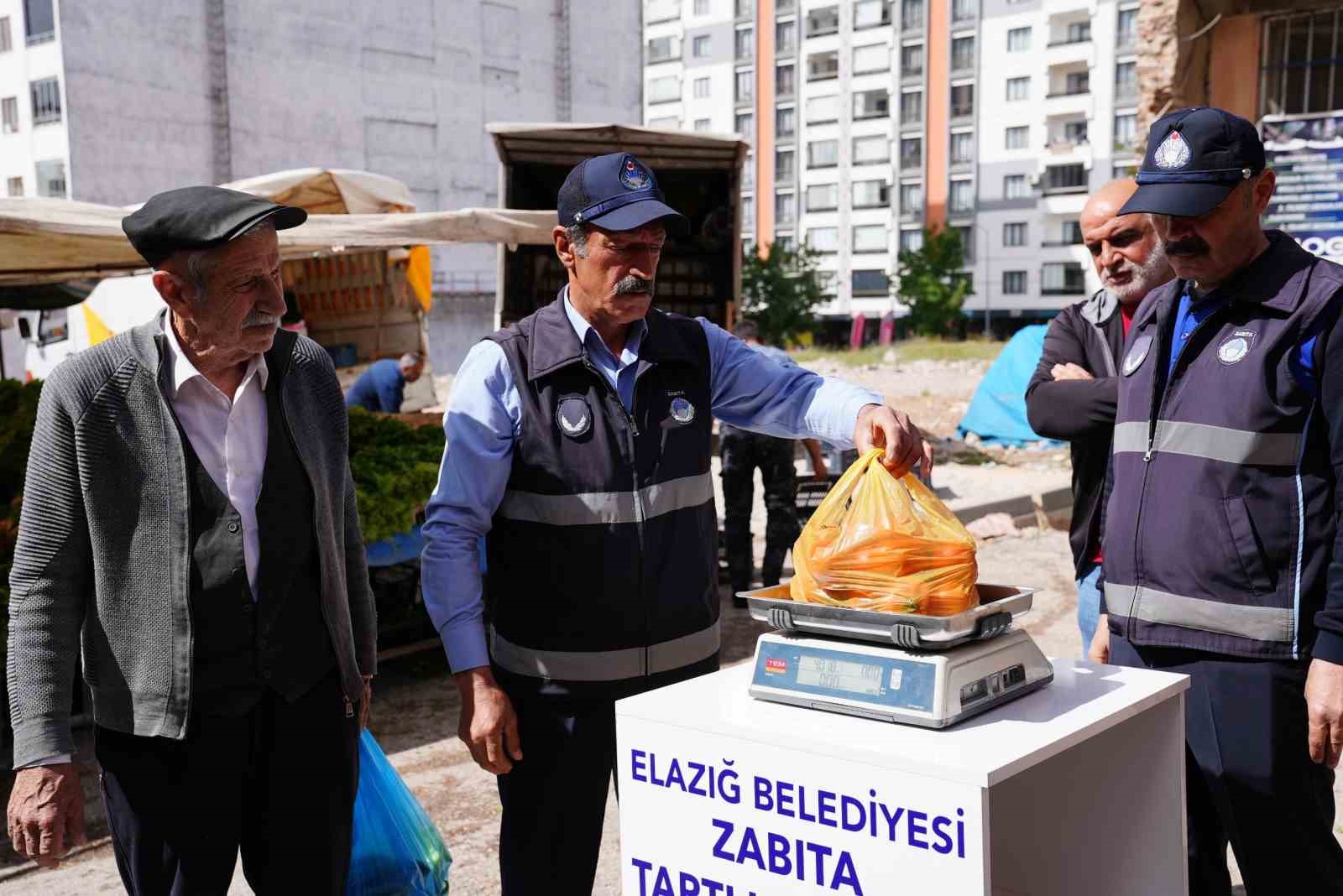 Zabıtadan pazarlara denetim