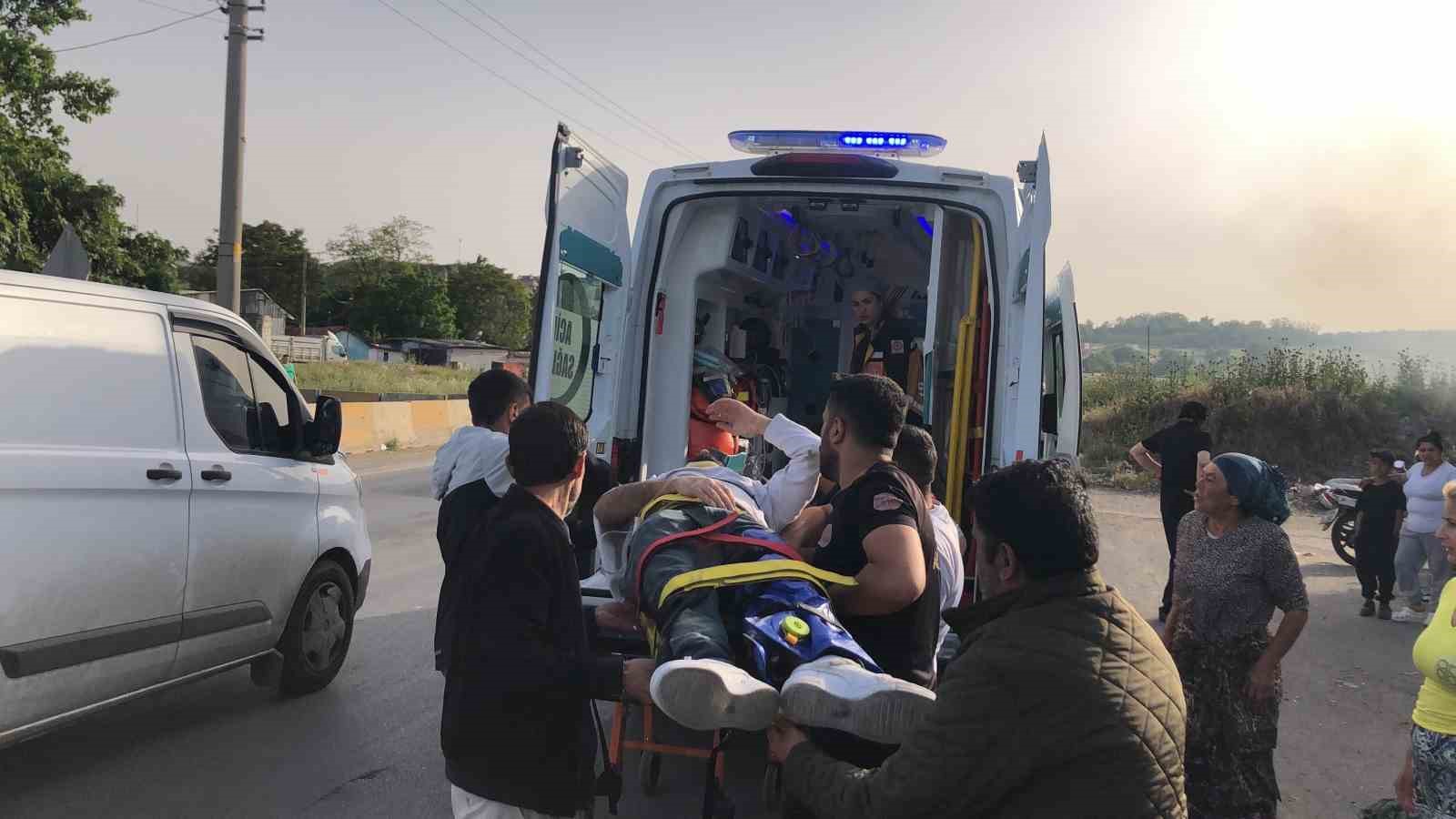 &Ccedil;orlu&rsquo;da trafik kazası: 1 yaralı
