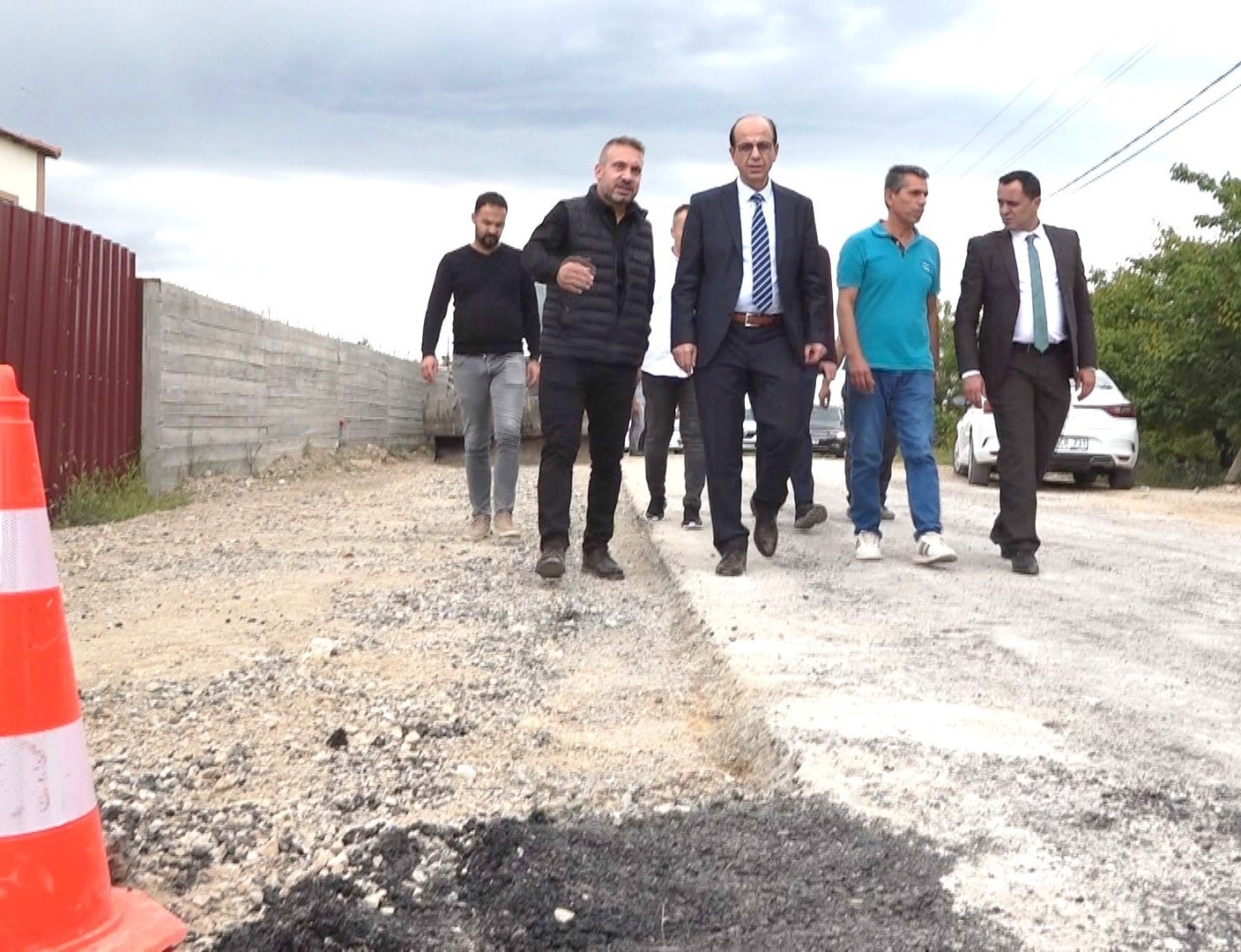 Samanköy’ün yolları güvenli ve konforlu hale getiriliyor
