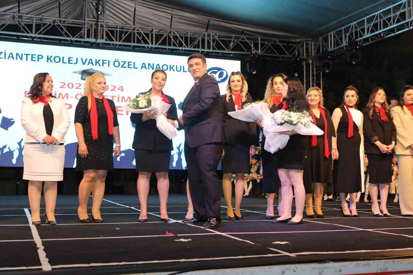 Gaziantep Kolej Vakfı Anaokulu’nda coşkulu kep töreni