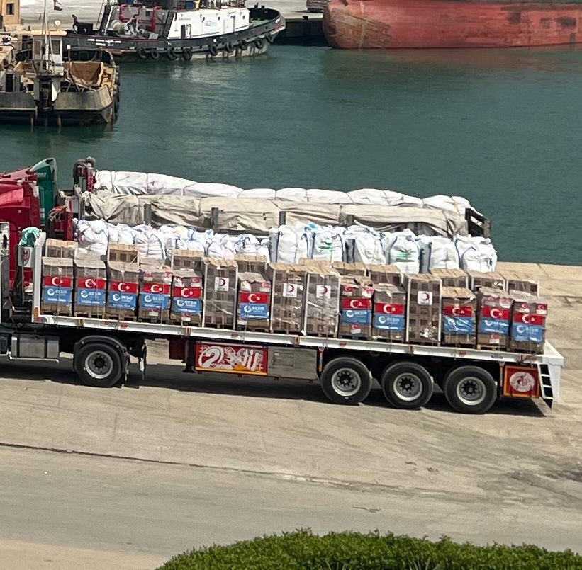 Beşir Derneği’nden Gazze’ye 600 ton insanî yardım