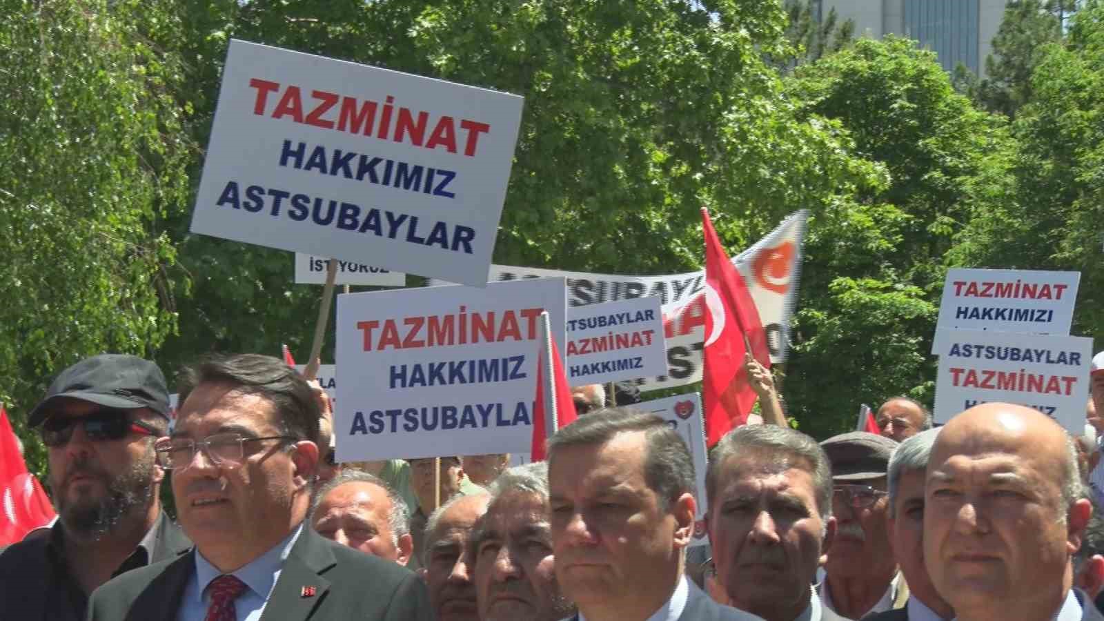 Emekli astsubaylardan ’tazminat ve özlük hakları’ açıklaması
