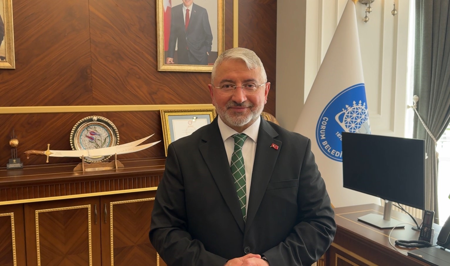 Çorum Belediyesi’nden, Filistin’e destek mesajı