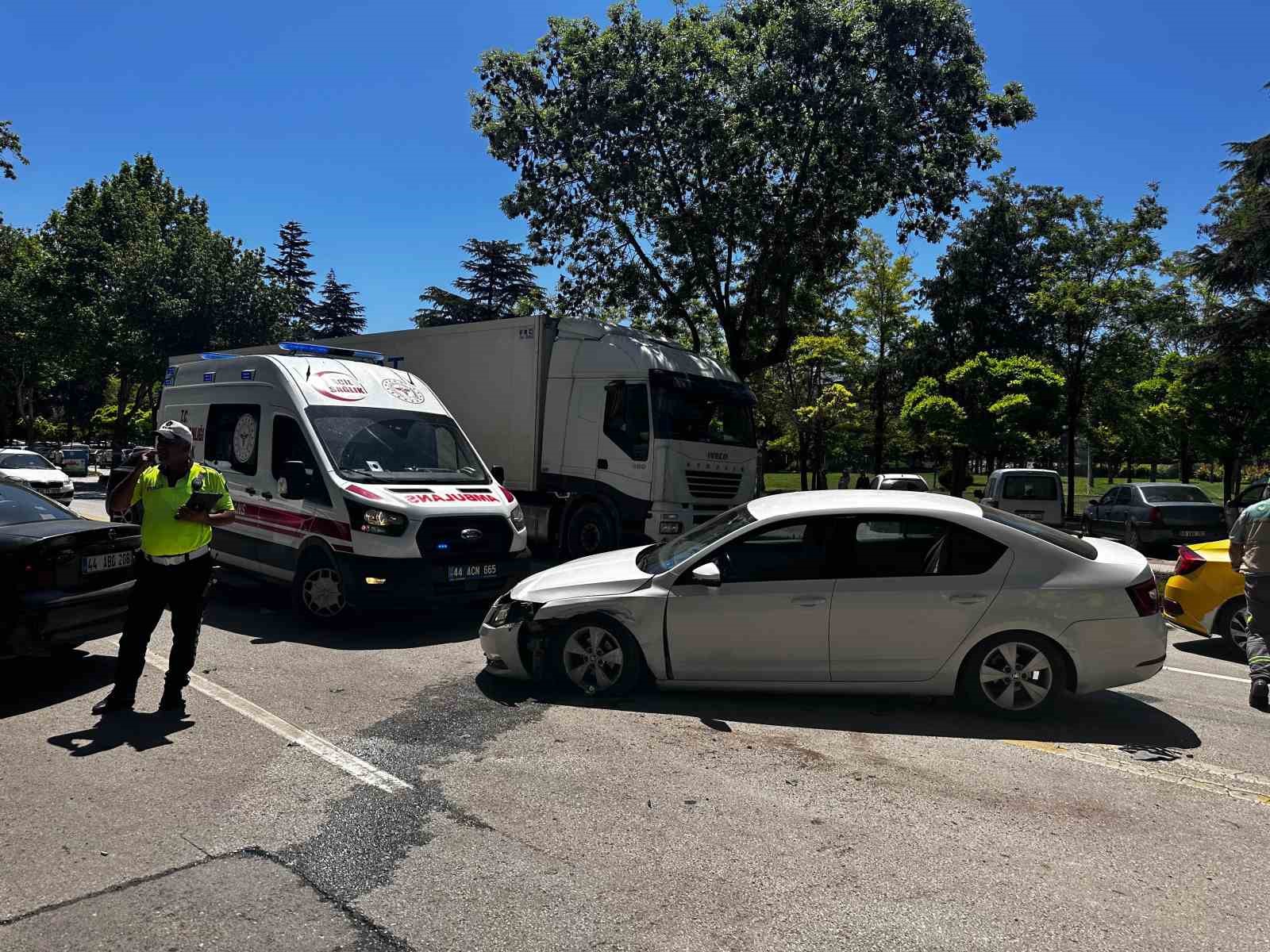 Malatya’da trafik kazası: 2 yaralı
