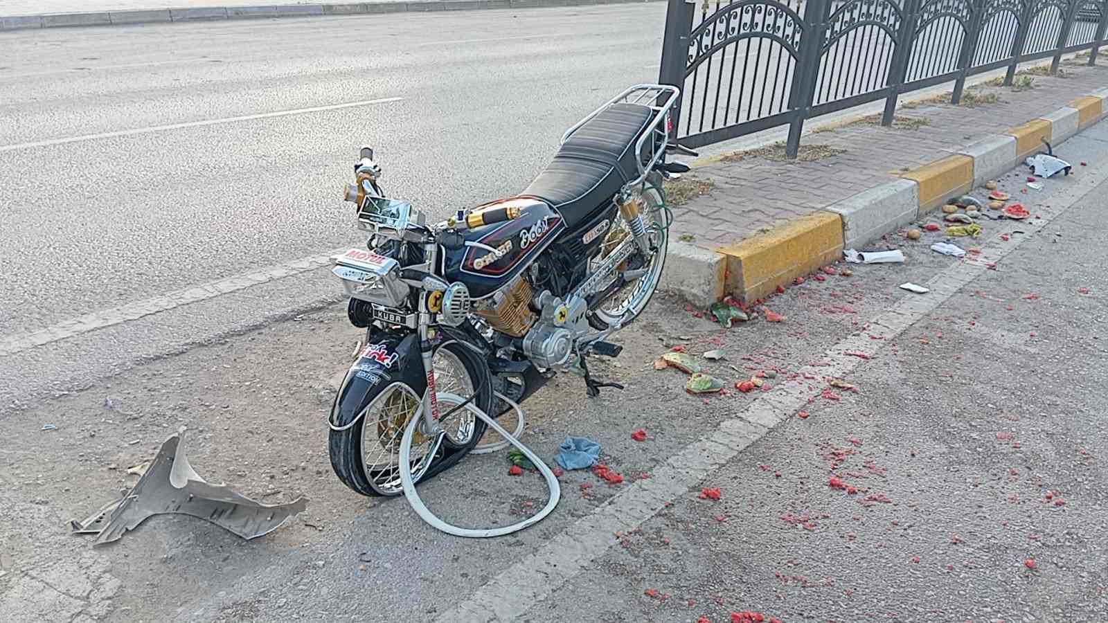 Çorum’da iki motosiklet çarpıştı: 1 yaralı
