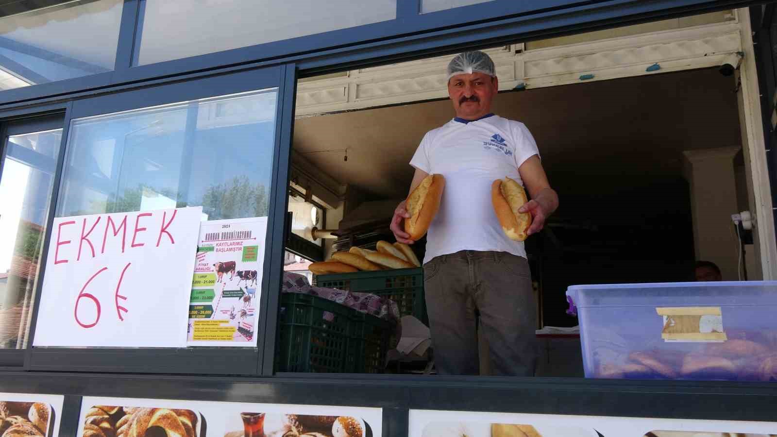 Yozgat’ta ekmeği piyasadan 2 lira ucuza satıyor
