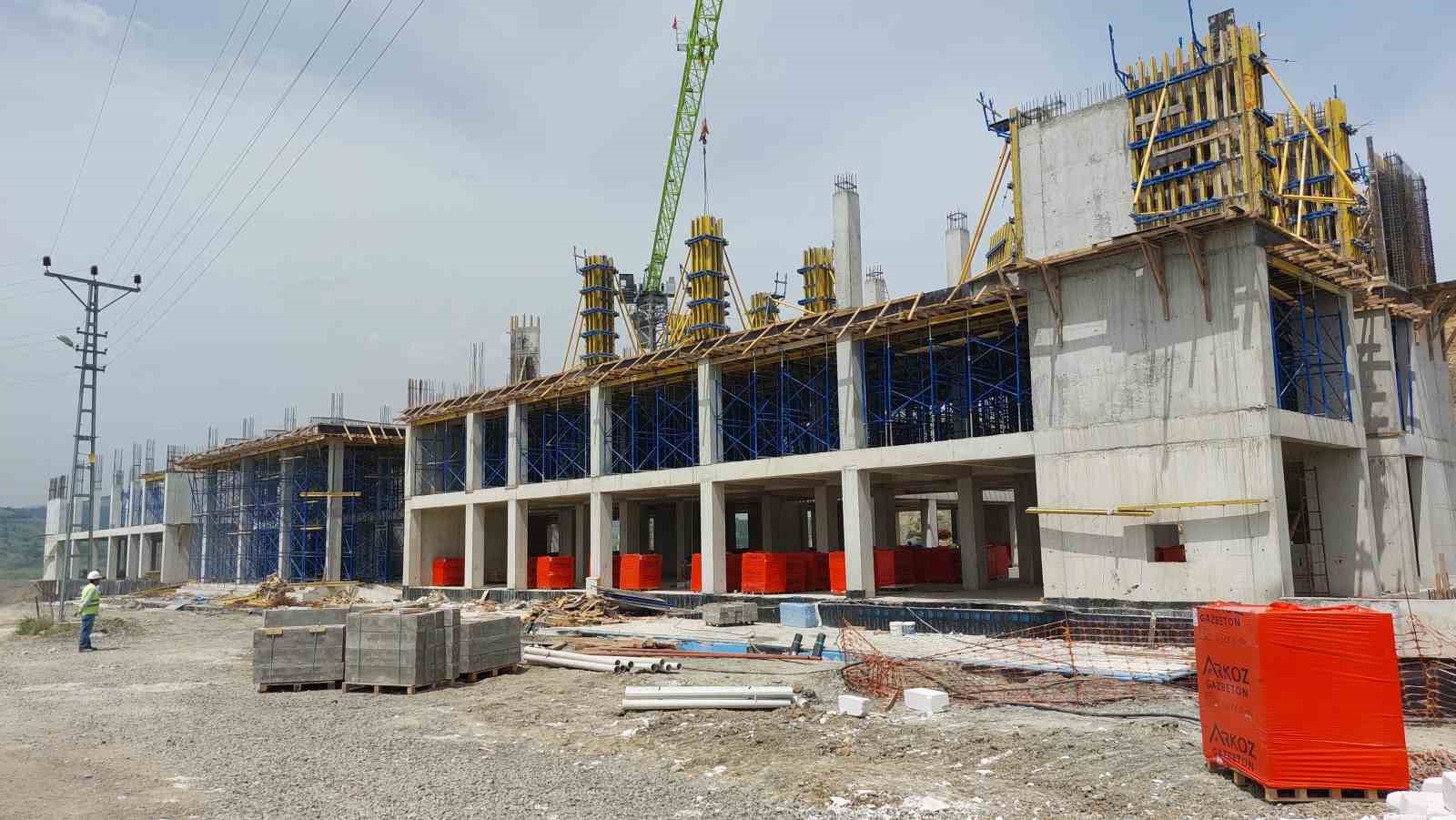 Samsun Adli Tıp Grup Başkanlığı binası inşaatı devam ediyor
