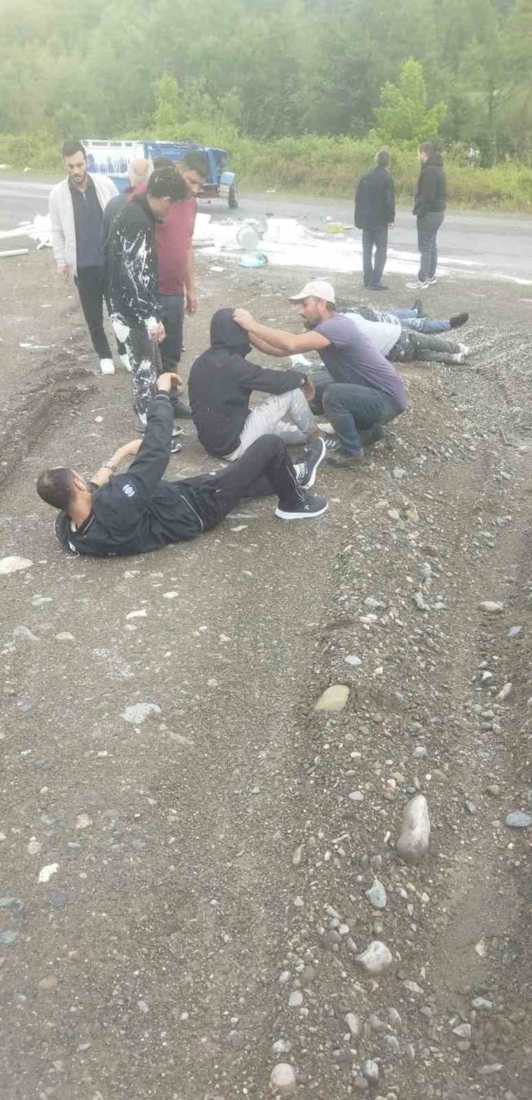 Patpat takla attı: 3 yaralı
