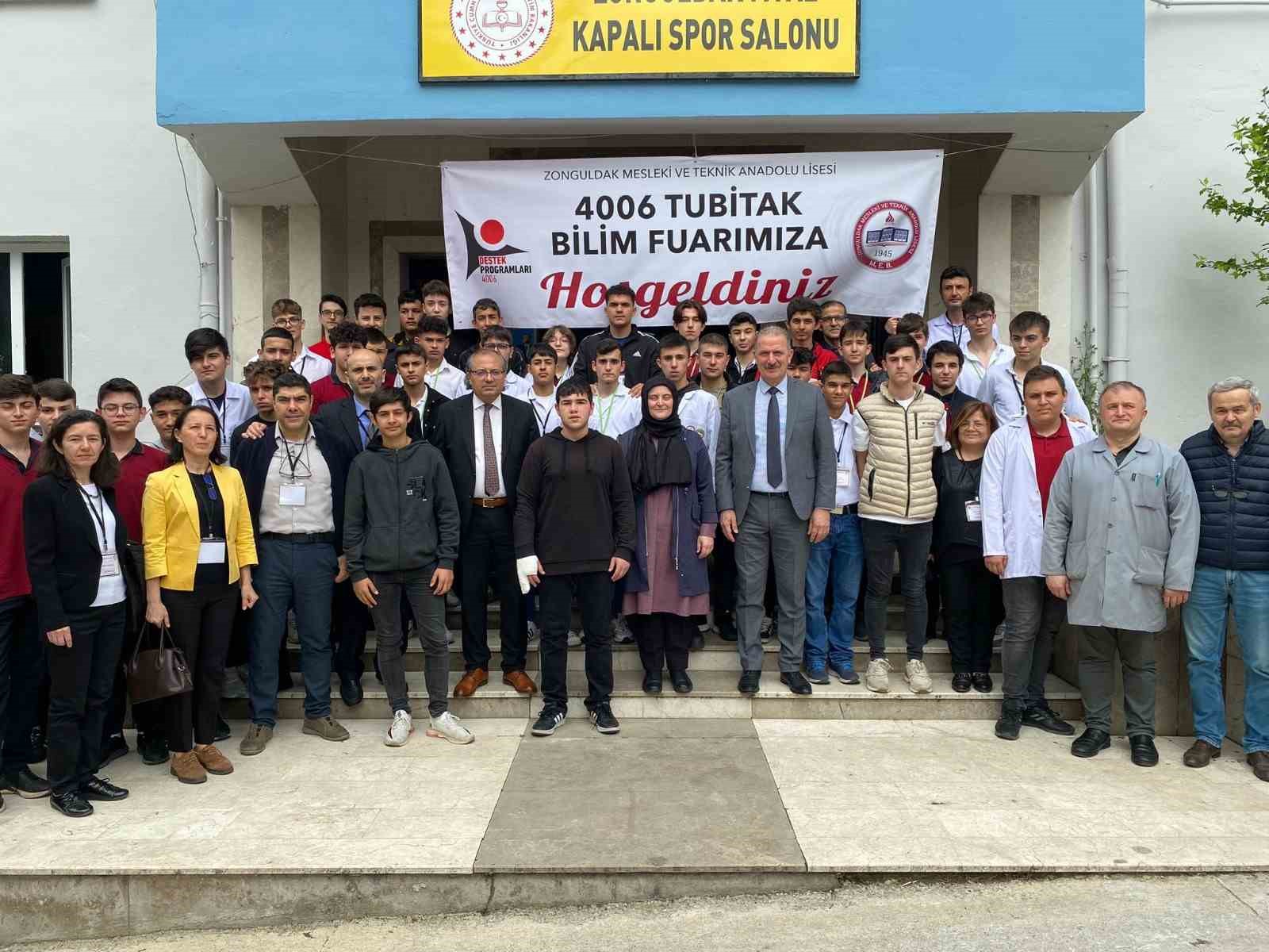 Zonguldak Mesleki ve Teknik Anadolu Lisesi'nde TÜBİTAK 4006 Bilim Fuarı İhlas Haber Ajansı