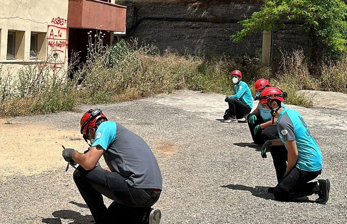 Siirt'te AFAD'dan gönüllülere arama kurtarma eğitimi İhlas Haber Ajansı