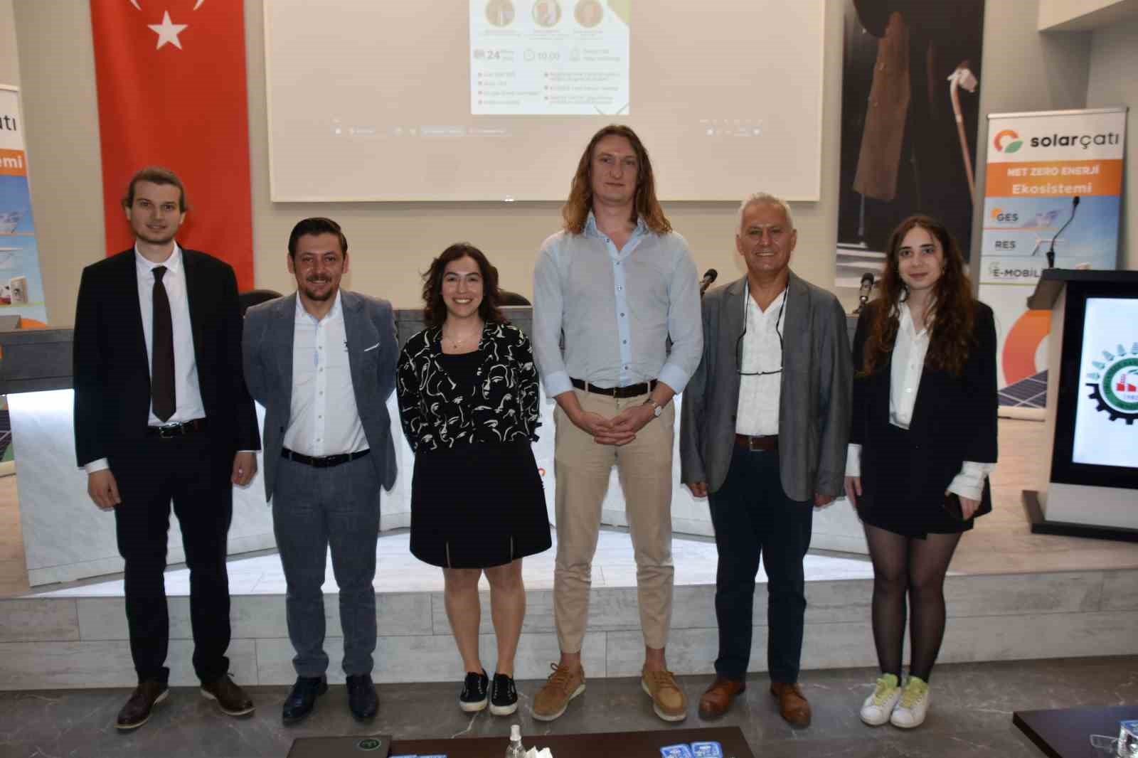 Denizli OSB&rsquo;de yenilenebilir enerji ve sınırda karbon uygulaması konuşuldu
