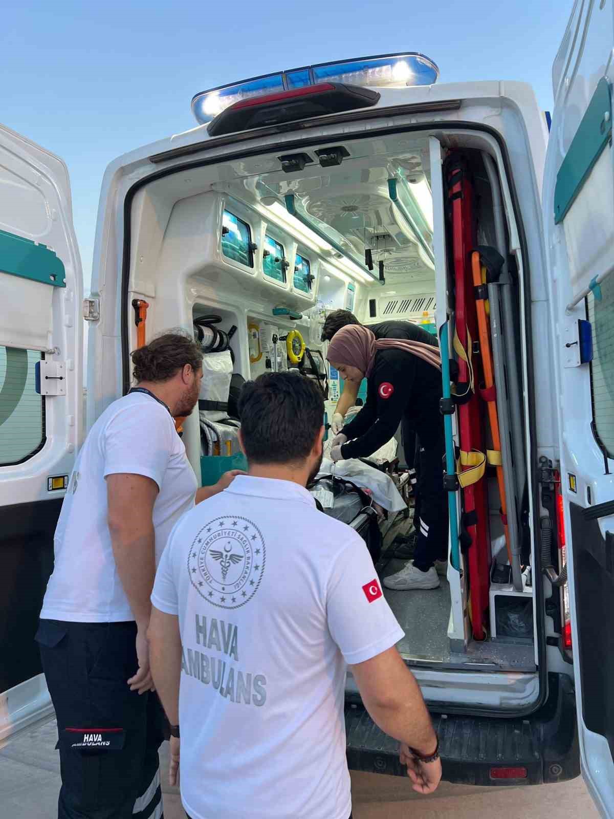 Uçak ambulans Asmin bebek için havalandı
