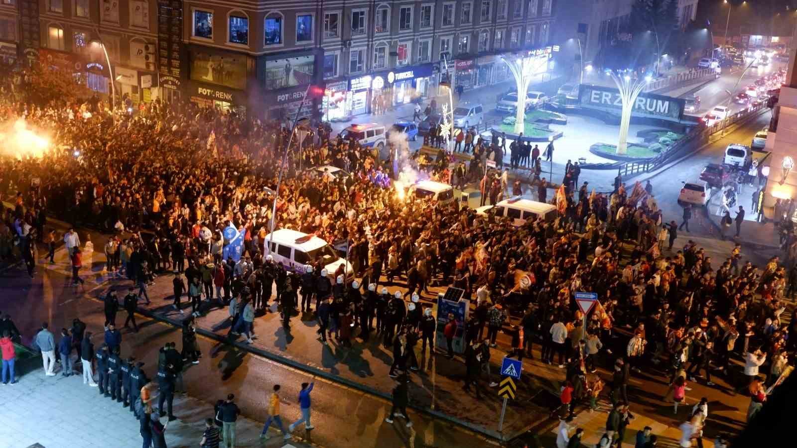 Erzurum’da Galatasaray coşkusu
